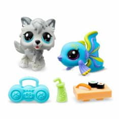 Bandai Številke postavljene Bandai Littlest Pet Shop 2 Kosi Hišni ljubljenčki