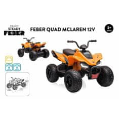 Feber Električni Quad Feber McLaren MCL 35 Liveries JL212 Oranžna 12 V