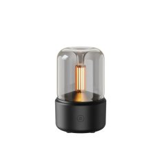 Smart Plus Aroma difuzor s svetlobo sveč - prenosni vlažilnik zraka USB za dom in avto, 120 ml