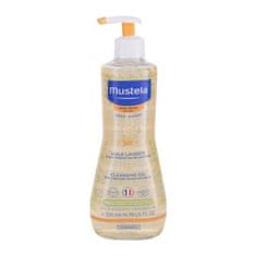 Mustela Bébé Cleansing Oil vlažilno olje za kopel za otroke od rojstva 500 ml