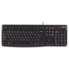 Logitech Tipkovnica Logitech K120 Črna Qwerty US