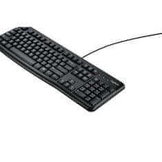 Logitech Tipkovnica Logitech K120 Črna Qwerty US