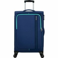 American Tourister Kovček za kabine American Tourister 146675-6636 Modra 61 L 68 x 43 x 25 cm