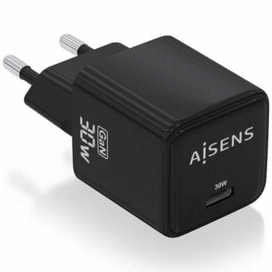 Aisens Stenski Polnilec Aisens ASCH-30W1P036-BK Črna 30 W (1 kosov)