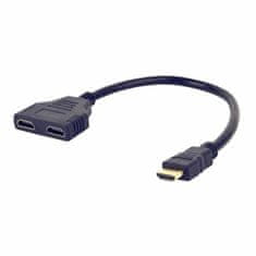 Gembird Adapter HDMI v Dvojni HDMI GEMBIRD DSP-2PH4-04 Črna