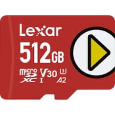 Lexar Kartica Micro SD Lexar LMSPLAY512G-BNNNG 512 GB