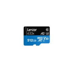 Lexar Spominska Kartica Micro SD z Adapterjem Lexar 633x 512 GB