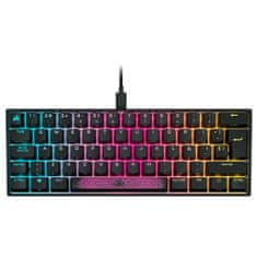 Corsair Tipkovnica Gaming Corsair K65 Črna Qwerty Španska