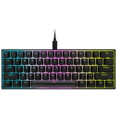 Corsair Tipkovnica Gaming Corsair K65 RGB MINI 60% Mechanical Gaming Črna Qwerty Španska