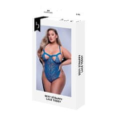 Baci Lingerie Komplet Spodnjega Perila Baci Lingerie Lace Teddy Modra (Queen)