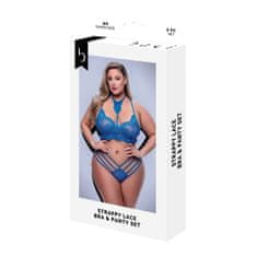 Baci Lingerie Komplet Spodnjega Perila Baci Lingerie Bra & Panty Modra (Queen)