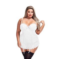 Baci Lingerie Steznik Baci Lingerie Bela (3XL/4XL)