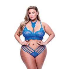 Baci Lingerie Komplet Spodnjega Perila Baci Lingerie Bra & Panty Modra (Queen)