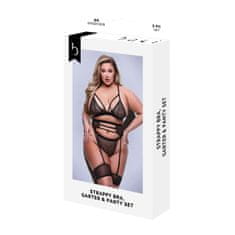 Baci Lingerie Komplet Spodnjega Perila Baci Lingerie Črna 3 Kosi (Queen)