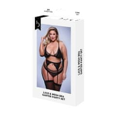 Baci Lingerie Komplet Spodnjega Perila Baci Lingerie Črna 3 Kosi (Queen)