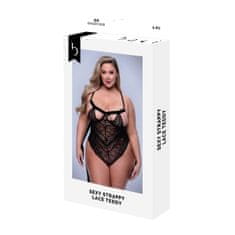 Baci Lingerie Telo Baci Lingerie Sexy Strappy Lace Črna Queen