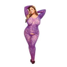 Baci Lingerie Ženski pajac Baci Lingerie Bodystocking (Queen)