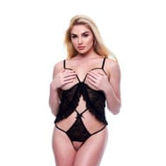 Baci Lingerie Telo Baci Lingerie Peek-a-boo Črna M/L