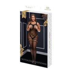 Baci Lingerie Jaquard Čipkast Bodysuit z Naramnicami Kraljičina Velikost Baci Lingerie 00186 (Queen)