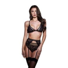 Baci Lingerie Komplet Spodnjega Perila Baci Lingerie Črna 3 Kosi (M/L)