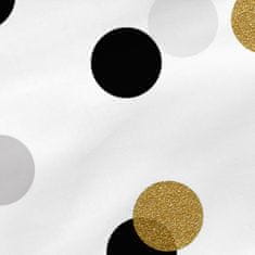 Happy Friday Vzglavnik HappyFriday Blanc Golden Dots Pisana 45 x 155 cm