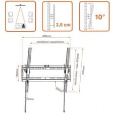 Metronic Nosilec za TV METRONIC 451064 35 kg