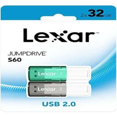 Lexar Ključ USB Lexar JUMPDRIVE S60 Zelena Siva 32 GB