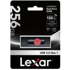 Lexar Ključ USB Lexar DUAL Črna 256 GB