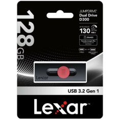 Lexar Ključ USB Lexar DUAL Črna 128 GB