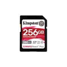 Kingston Spominska Kartica SDXC Kingston Technology Canvas React Plus 256 GB