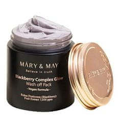 MÁRY & MAY Posvetlitvena maska za obraz Blackberry Complex Glow (Wash Off Pack) 125 g