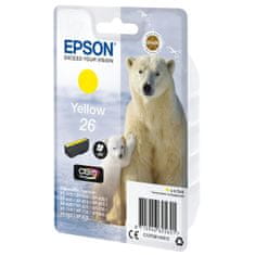 Epson Katuša s Črnilom Izvirna Epson C13T26144012 Rumena