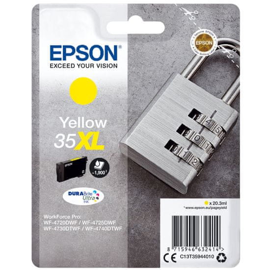 Epson Katuša s Črnilom Izvirna Epson C13T35944010 Rumena