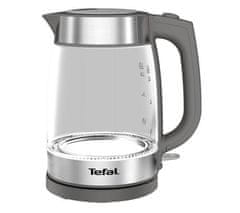 Tefal TEFAL KI740B Električni Grelnik vode, 1.7 L, 2200 W, Krom, Brezžična, Zaščita pred pregrevanjem, 360° Rotacijska osnova