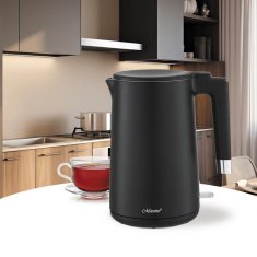 MAESTRO Električni kuhalnik vode Maestro MR-026-BLACK, kapaciteta 1,7 L, avtomatsko izklapljanje, črna barva, 1800 W, nerjavno jeklo.