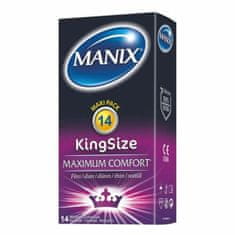 Manix Kondomi Manix King Size Ne 18,5 cm Ø 5,6 cm (14 uds)