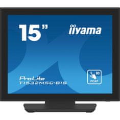 iiyama Monitor Iiyama ProLite T1532MSC-B1S 15" XGA 50 - 60 Hz