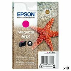 Epson Katuša s Črnilom Izvirna Epson XP-2100, 3100, 4100 / WF-2830DWF, 2850DW - Nº 603 Magenta (10 kosov)