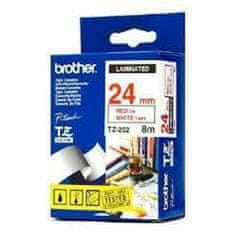 Brother Laminiran trak za etiketirne stroje Brother TZE355 Bel/Črn 24 mm