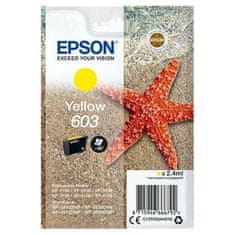 Epson Katuša s Črnilom Izvirna Epson XP-2100, 3100, 4100 / WF-2830DWF, 2850DW - Nº 603 Rumena (10 kosov)