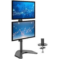 Techly Techly ICA-LCD 2520V nosilec / stojalo za monitor 68,6 cm (27") Pisalna miza črna