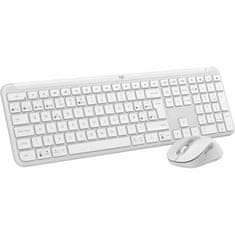 Logitech Tipkovnica Logitech Bela Qwerty Španska QWERTY