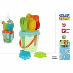 Colorbaby Vedro za na plažo Colorbaby Modra Oranžna 18 cm