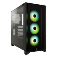 Corsair Ohišje Midi-Stolp ATX Corsair iCUE 4000X RGB Črna