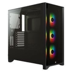 Corsair Ohišje Midi-Stolp ATX Corsair iCUE 4000X RGB Črna