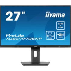 iiyama Monitor Iiyama XUB2797QSNP-B1 27" 100 Hz Wide Quad HD