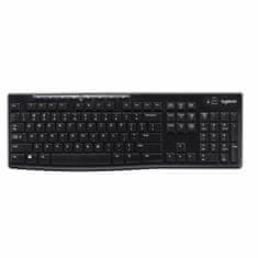 Logitech Tipkovnica Brezžična Logitech K270 Črna Qwerty Španska 2.4 GHz