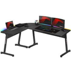 Huzaro Pisalna miza Gaming Huzaro HZ-Hero 6.0 Black RGB Črna Jeklo Ogljikova Vlakna 147 x 74 x 112 cm