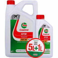 Castrol Motorno Olje za avtomobile Castrol GTX 5W 30 6 L