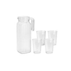 Excellent Houseware Set vrčev in kozarcev Excellent Houseware ye9000500 200 ml 1,1 L (5 Kosi)